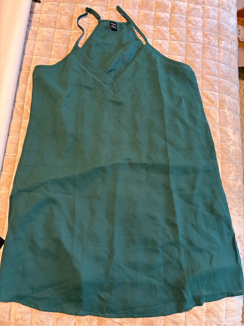 SHEIN Teal Green Sleeveless Swim Coverup